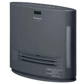 パナソニック 加湿機能付きセラミックファンヒーター 木造5畳 コンクリート8畳 グレー DS-FKX1206-H