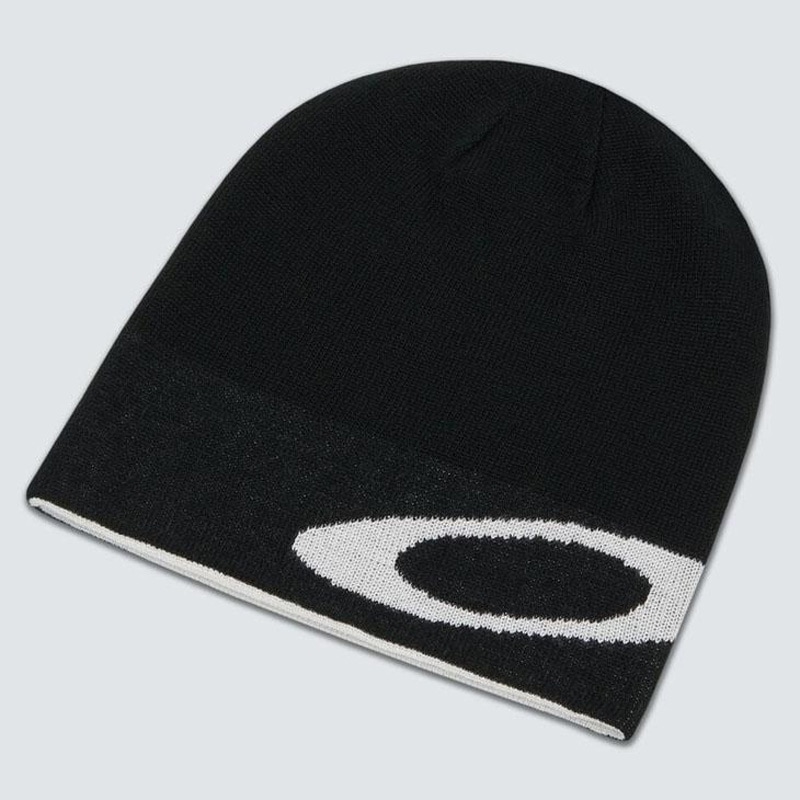 オークリー OAKLEY ビーニー Mainline Beanie ブラック×ホワイト 911498-022