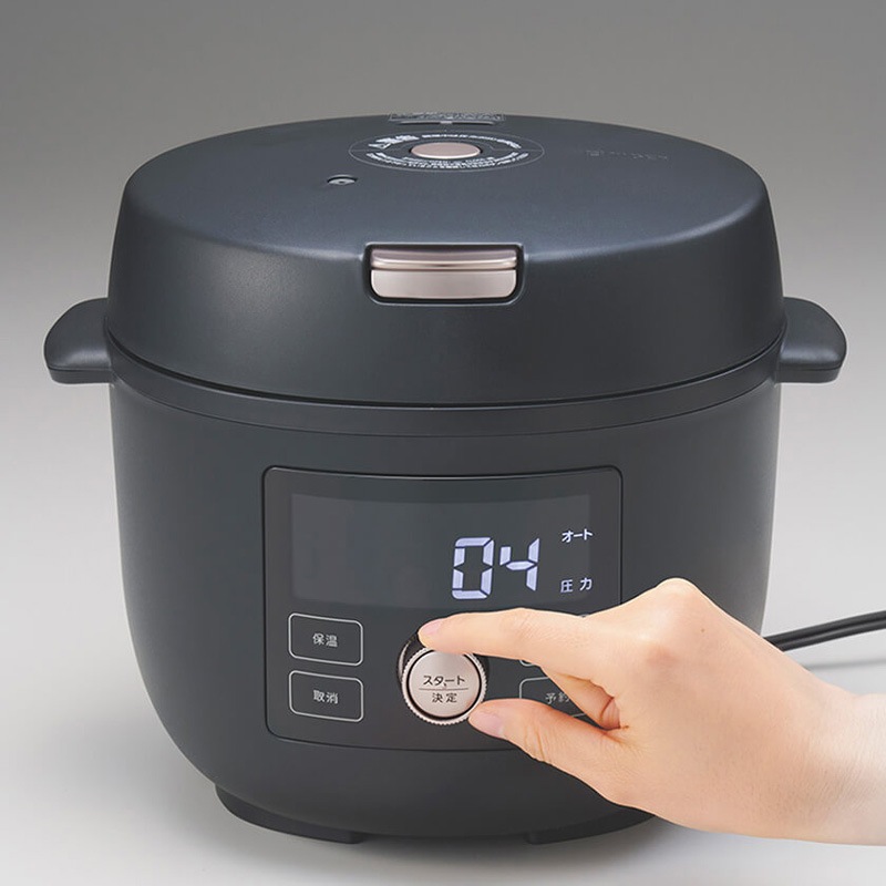 タイガー魔法瓶 TIGER 電気圧力鍋 TIGER COOKPOT マットブラック 4L COK-B400(KM)