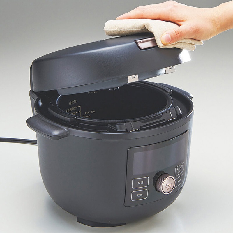 タイガー魔法瓶 TIGER 電気圧力鍋 TIGER COOKPOT マットブラック 4L COK-B400(KM)