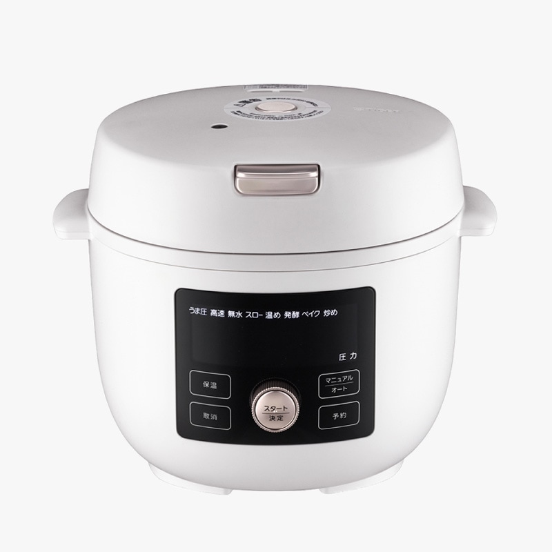 タイガー 電気圧力鍋 TIGER COOKPOT マットホワイト 2.2L COK-B220(WM)