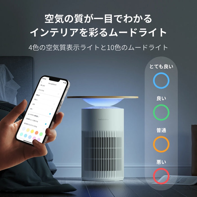 SwitchBot 空気清浄機 W5302310 25畳 ホワイト