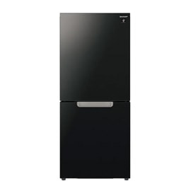 シャープ SHARP 冷蔵庫 PLAINLY ピュアブラック 152L 幅49.5cm SJ-GD15K-B