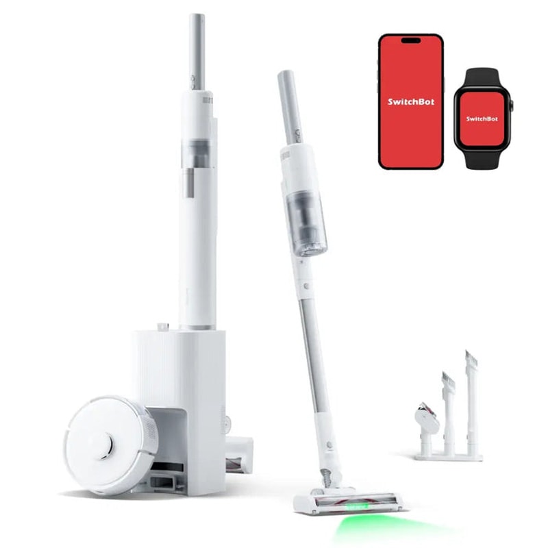 SwitchBot ロボット掃除機 K10+ Pro Combo スティック掃除機 ホワイト W3002501