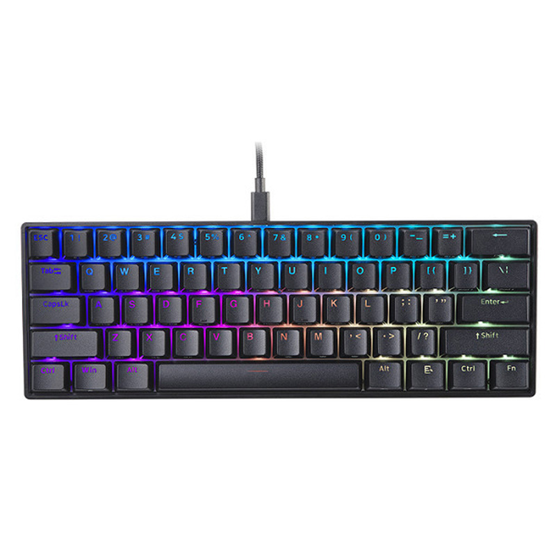 Mad Catz S.T.R.I.K.E. 6 60% RGB メカニカルゲーミングキーボード ブラック KS63DMUSBL000-0J