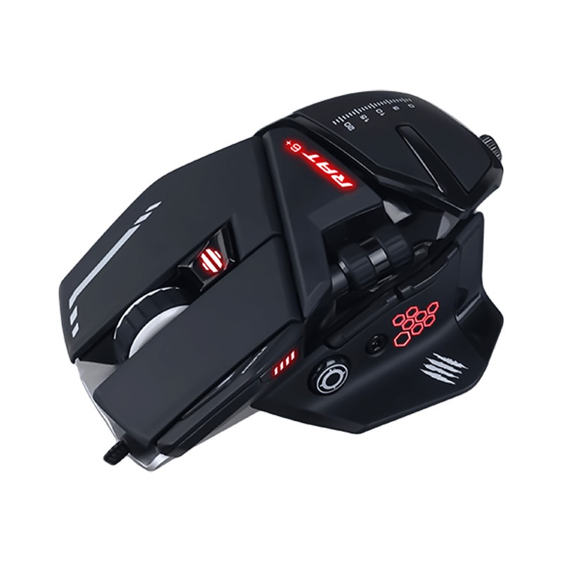 Mad Catz マッドキャッツ R.A.T.6+ 有線ゲーミングマウス Optical Gaming Mouse ブラック MR04DCINBL000-0Jの3枚目画像