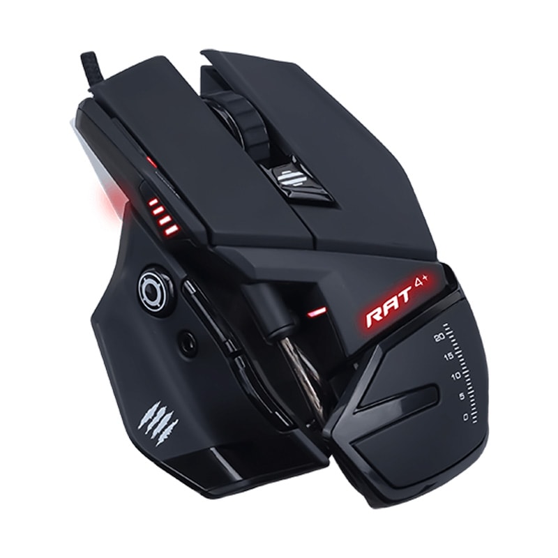 Mad Catz R.A.T. 4+ ゲーミングマウス 有線 ブラック MR03MCINBL000-0Jの2枚目画像