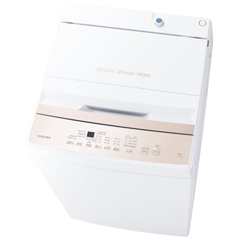 東芝 TOSHIBA 全自動洗濯機 ピュアホワイト AW-6GA4(W)  6kg