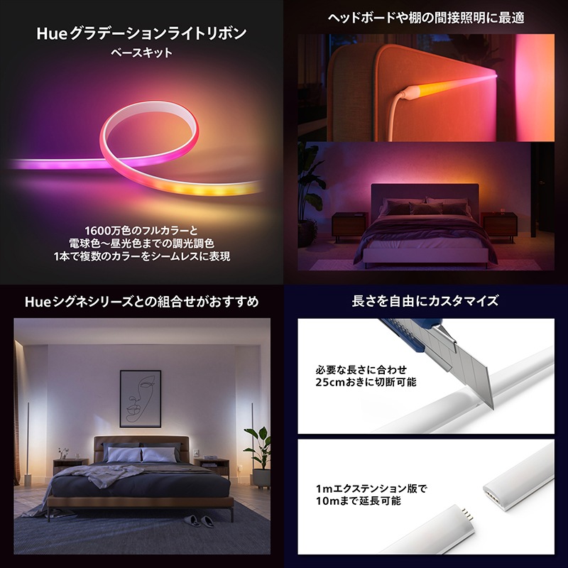 Philips Hue フィリップス ライトリボン ベースキット