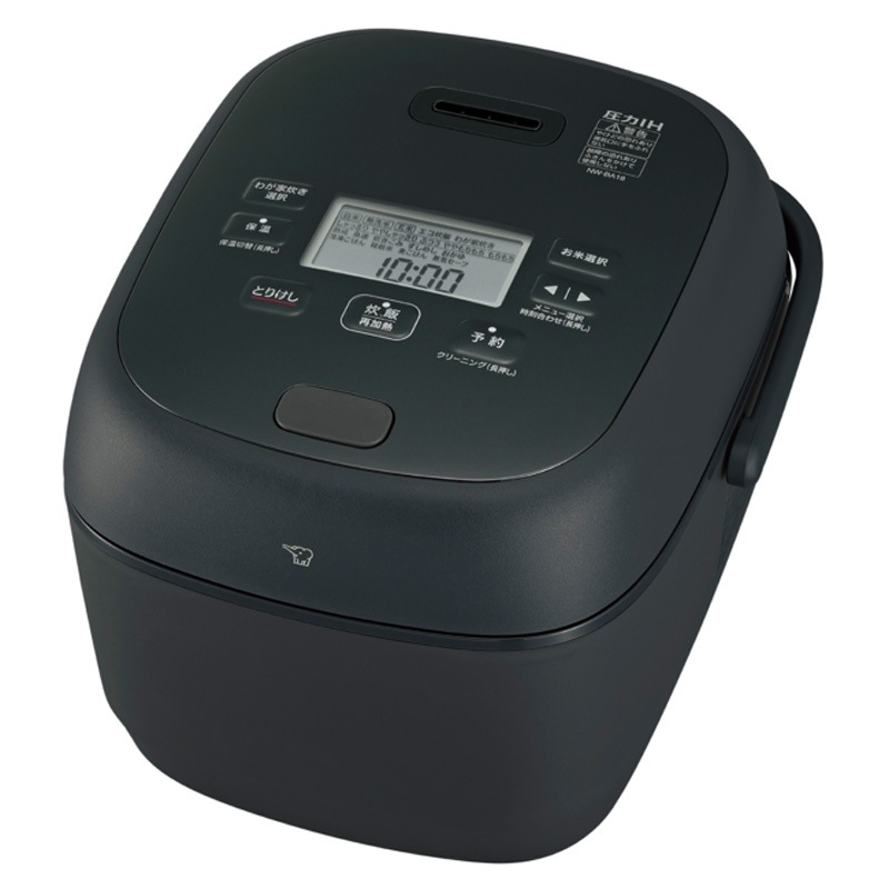 象印 ZOJIRUSHI 極め炊き 圧力IH炊飯ジャー 炊飯器 ブラック NW-BA18-BA 1升