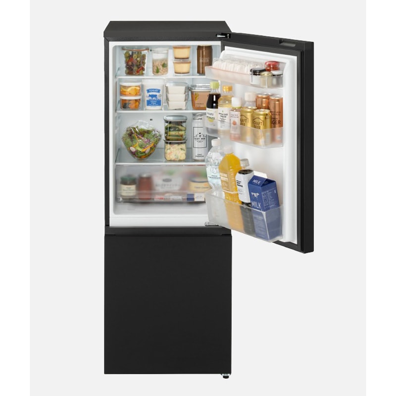 パナソニック Panasonic 冷蔵庫 180L マットブラック NR-B18C2-K 静音