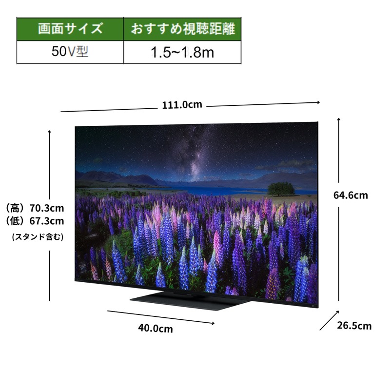 TVS REGZA レグザ テレビ 4K液晶 50インチ 50Z670R