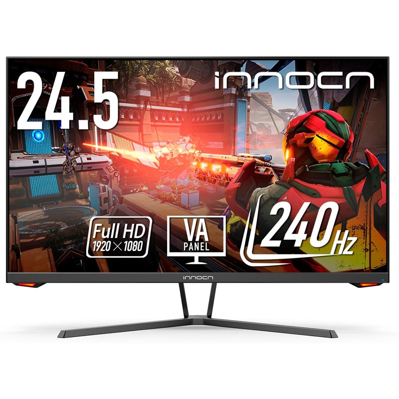 INNOCN innocn ゲーミングモニター 24.5インチ 240Hz フルHD VAパネル フレームレス 25G1H