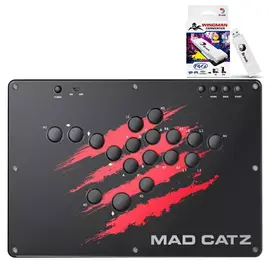 Mad Catz N.E.K.O. レバーレス アーケードコントローラー ＋ Brook Wingman FGC2 PS5 コンバーター セットの商品画像