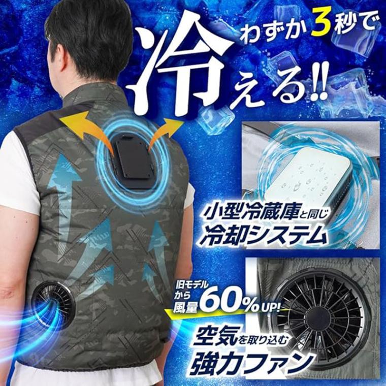 THANKO サンコー ファン付き 冷蔵服4 ベスト PDモバイル