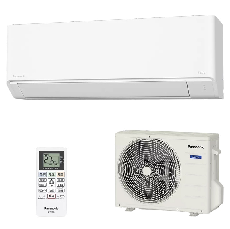 Panasonic ルームエアコン 6畳用 2020年 エオリア d4376 pc-akindo-y_cs-224dex-w-set