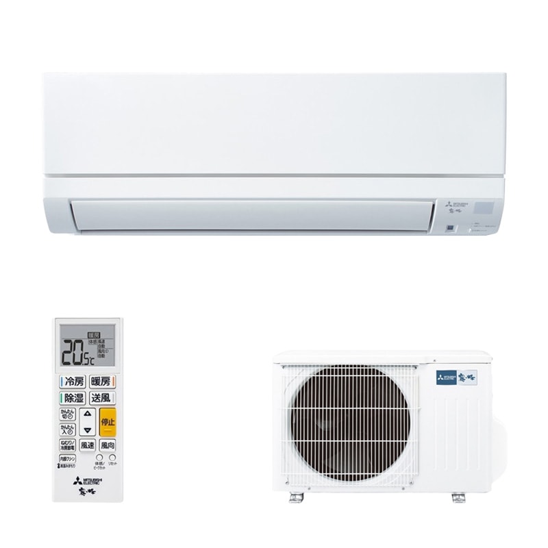 三菱電機 MITSUBISHI 霧ヶ峰 ルームエアコン ピュアホワイト MSZ-GE2524-W 8畳 100V