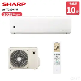シャープ 10畳 エアコン 2.8kW 100V ホワイト系 AY-T28DH-Wの商品画像