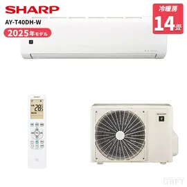 シャープ エアコン DHシリーズ 14畳 4.0kW 100V AY-U40DH-W 冷暖房 ホワイト 2026年モデル