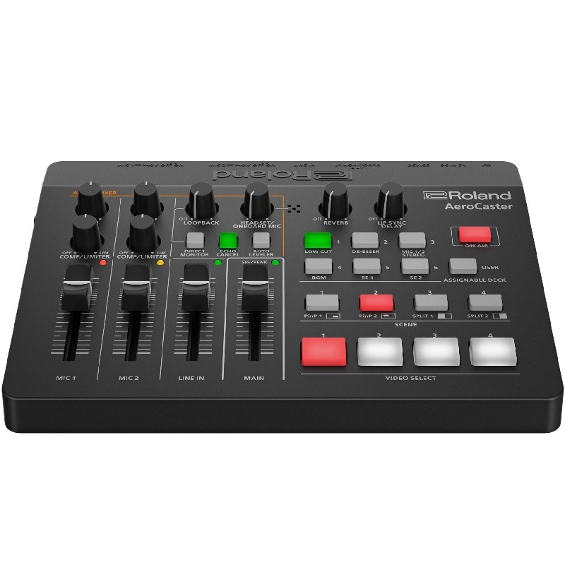 Roland AeroCaster VRC-01 ライブストリーミングシステム Rolandからライブ配信を低コストで構築できる「VRC-01」が発売！
