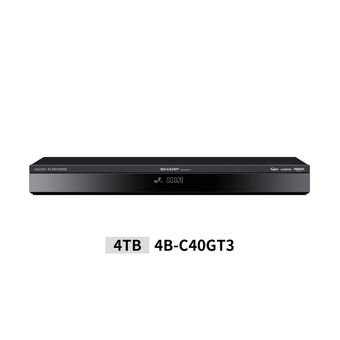 シャープ AQUOS 4Kレコーダー 4B-C40GT3 SHARP