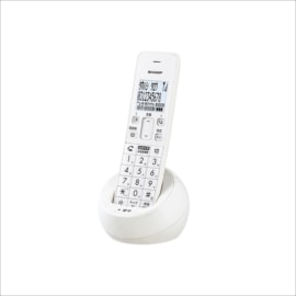 シャープ 電話機 JD-S09CL-W ホワイト系
