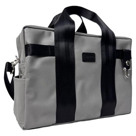 森野帆布 SF-0781 CONTAINER BOSTON BAG MINI/ コンテナボストンバッグミニ グレー×ブラック