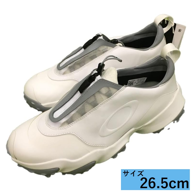 OAKLEY オークリー ゴルフシューズ EDGE ELITE メンズ 26.5cm WHITE/GREY