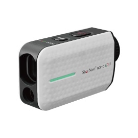 ShotNavi ショットナビ nanoGR PLUS ホワイト 高速測定×±30cm誤差 ゴルフ用レーザー距離計