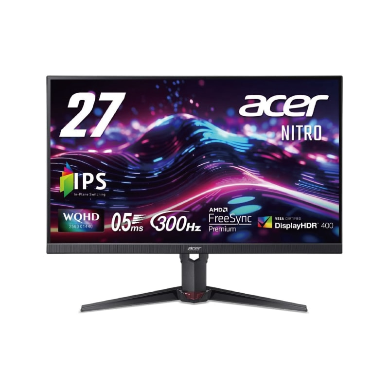 Acer ゲーミングモニター 27インチ XV272UF3bmiiprx WQHD 300Hz HDR400 高速応答モデル
