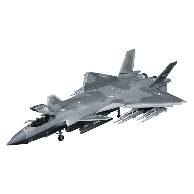 GSIクレオス 1/48 J-20 ステルス戦闘機 ビーストモード MLS-002S プラモデル 飛行機