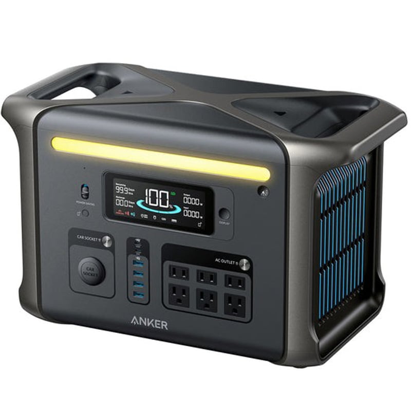 Anker Solix F1500 ポータブル電源 大容量1536Wh 超急速充電 長寿命 防災対応