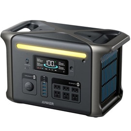 Anker Solix F1500 ポータブル電源 大容量1536Wh 超急速充電 長寿命 防災対応