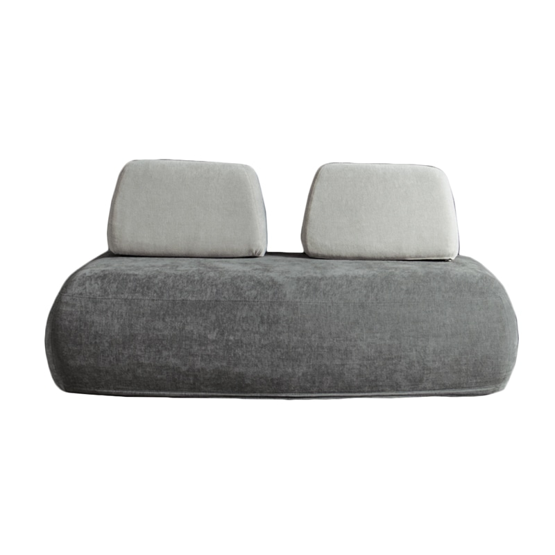 ソファー 2人掛け 2.5人掛け アイランドソファー 幅140 ソファ 背もたれ アイランドソファ アイランド ソファベッド 省スペース ファブリック クッション2個付き 座椅子 ベッド コンパクト梱包でお届け Instagram Tiktok 動画公開中 【即日発送＆時間指定可/送料無料】