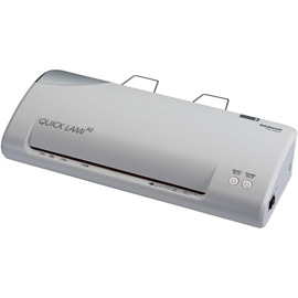 ナカバヤシ ラミネーター クイックラミR2 2本ローラー A4 240mm 0.6mm ライトグレー NQL-R2A4LG