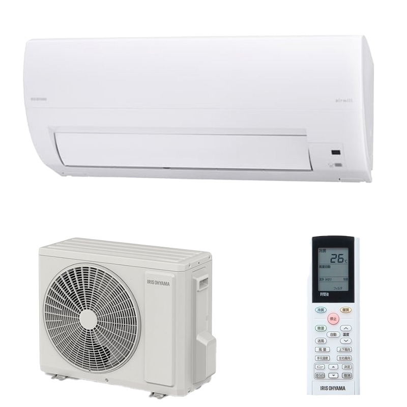 IRIS OHYAMA アイリスオーヤマ フィルター自動清掃機能付エアコン 主に