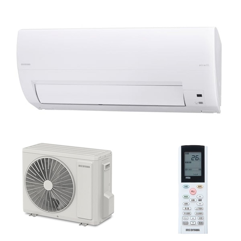 アイリスオーヤマ エアコン 10畳 2.8kW フィルター自動清掃 IAF-2807M