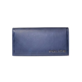 POLICE ポリス EDGE 長財布 ラウンドファスナー 本革 ネイビー PA-58001-50 メンズ ブランド財布