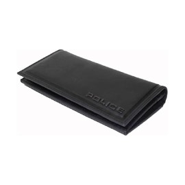 POLICE ポリス EDGE 長財布 本革 ブラック PA-58001-10 メンズ ブランド財布 スリムデザイン