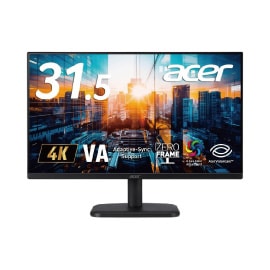 Acer PCモニター 31.5インチ EK321QKbiip 3840×2160 4K UHD HDMI・DisplayPort搭載