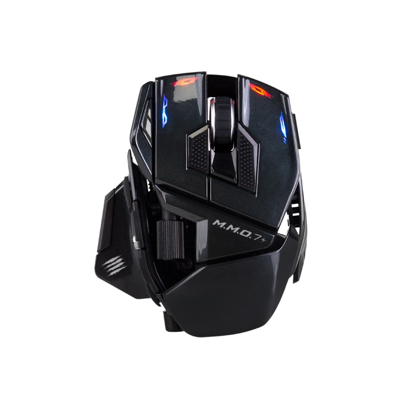 Mad Catz マッドキャッツ M.M.O. 7+ ゲーミングマウス 有線 無線 両