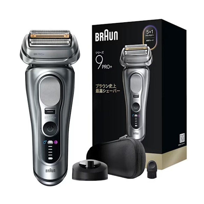 BRAUN 電気シェーバー Series 9 Pro+ 9617s お風呂剃り対応 5+1カットシステム搭載