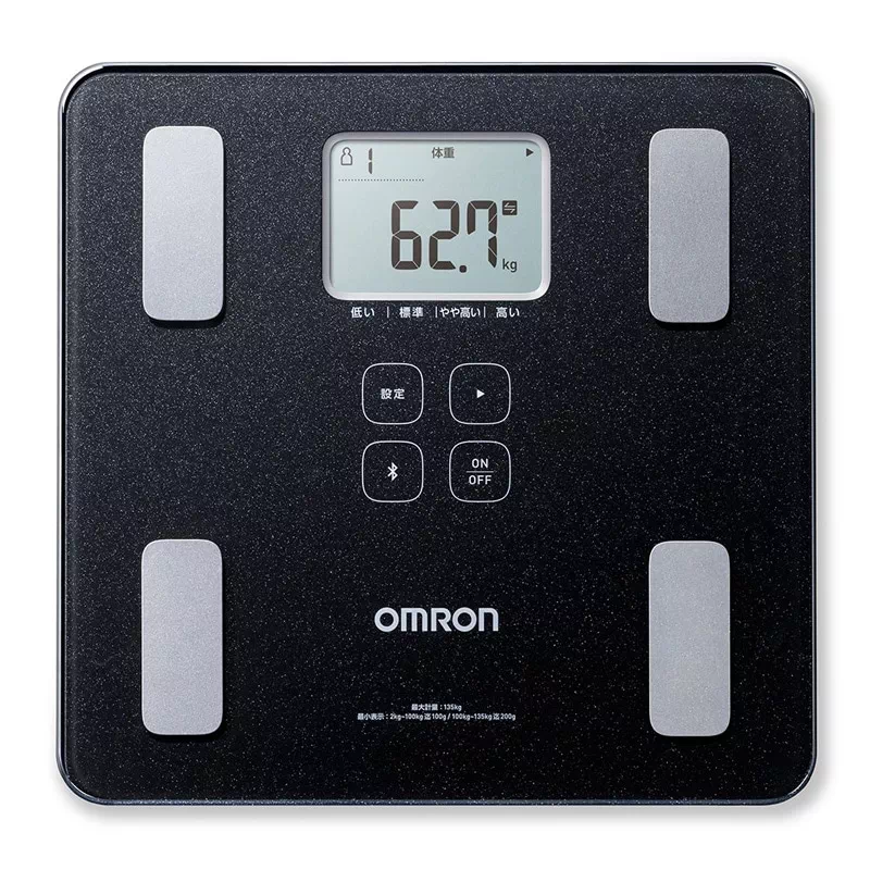 オムロン 体重体組成計 HBF-227T-SBK カラダスキャン シャイニーブラック Bluetooth対応