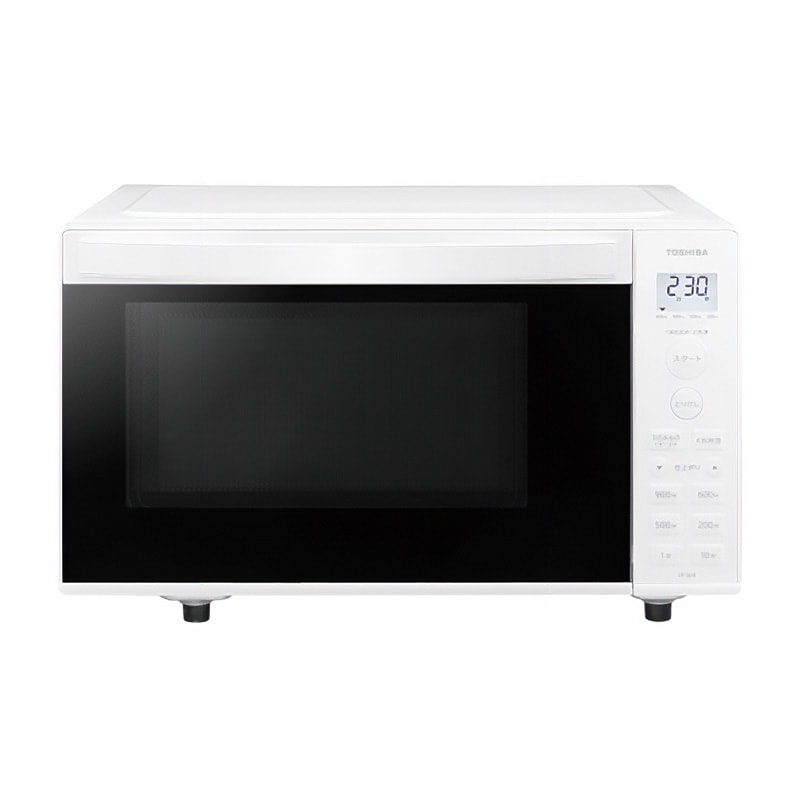 ER-S6B(W) 東芝 単機能電子レンジ 庫内フラット 17L ホワイト