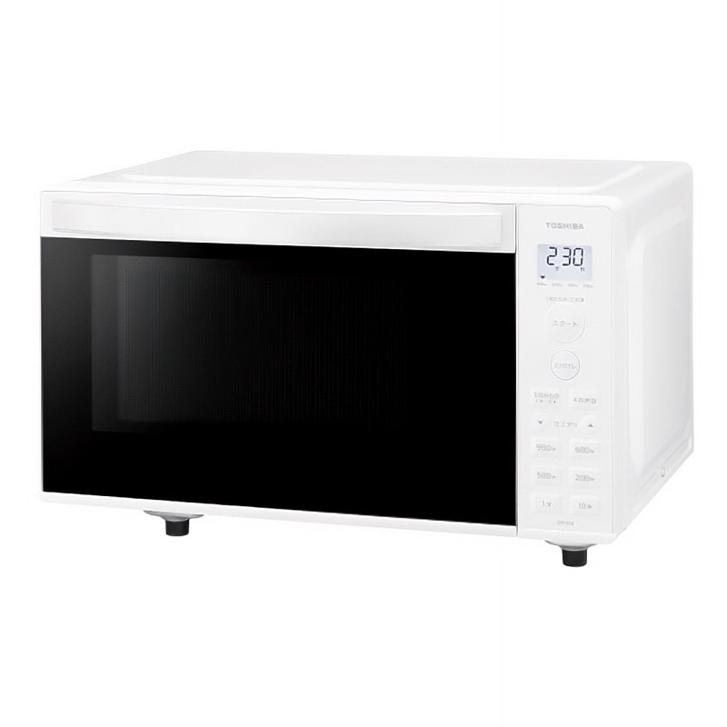 ER-S6B(W) 東芝 単機能電子レンジ 庫内フラット 17L ホワイト