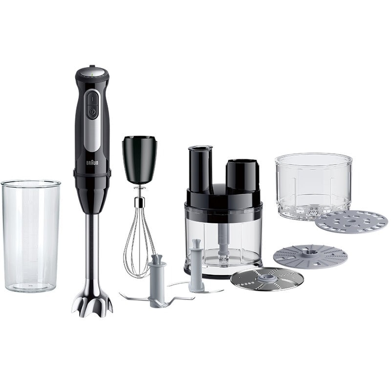 BRAUN ハンドブレンダー MQ55757M マルチクイック5 Pro 1台11役 ブラック/シルバー