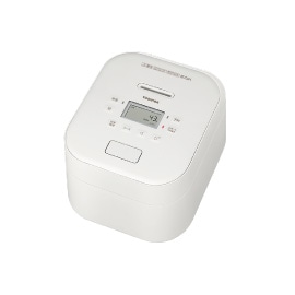 東芝 圧力IHジャー炊飯器 RC-10FPX(W) ミルキーホワイト 備長炭ダイヤモンド釜 5.5合