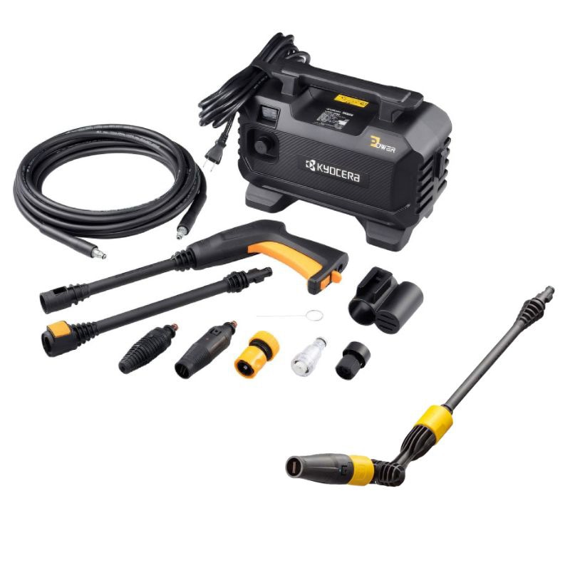京セラ 高圧洗浄機 AJPN-1220 付属品完備 KYOCERA 京セラ 高圧洗浄機 AJPN-1220 + 高圧回転クリーナーセット