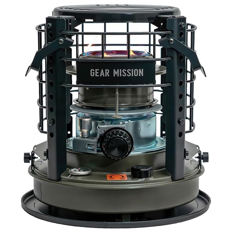 TOYOTOMIGEAR MISSION ストーブ トヨトミ GEAR MISSION 煮炊き暖房用石油こんろ オリーブ K3-GM1-G