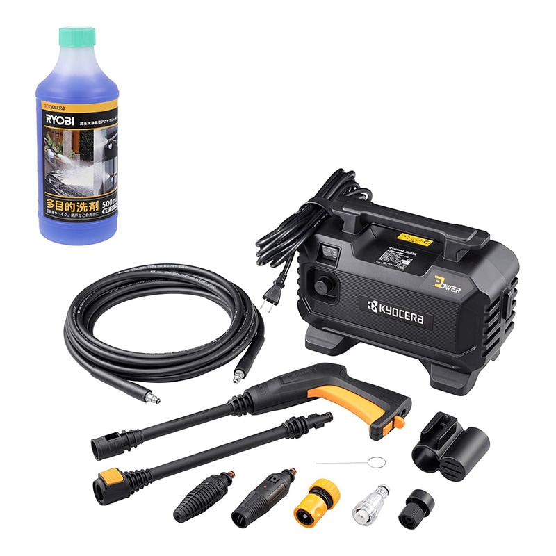 KYOCERA 京セラ 高圧洗浄機 AJPN-1220 多目的洗剤セット 6710157 軽量3kg 8mホース 最大圧力8.2MPa